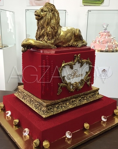 Торт Золотой лев - фото кондитера Рената Агзамова